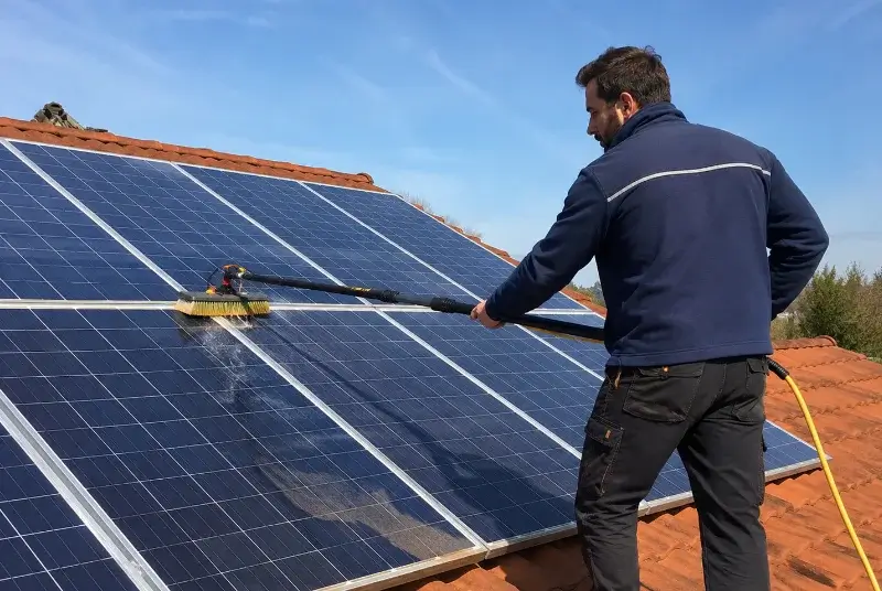Nettoyage et entretien de panneaux solaires à Hochfelden